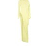 Crepe Jersey avondjurk met lange mouwen