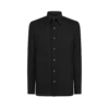 Crepe satijnen slim fit overhemd