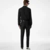Crepe satijnen slim fit overhemd