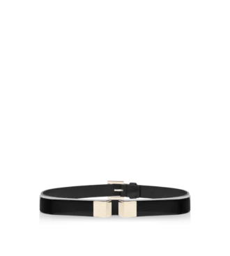Decoratieve riem van nappaleer en plexiglas