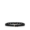 Decoratieve riem van nappaleer en plexiglas Decoratieve riem van nappaleer en plexiglas