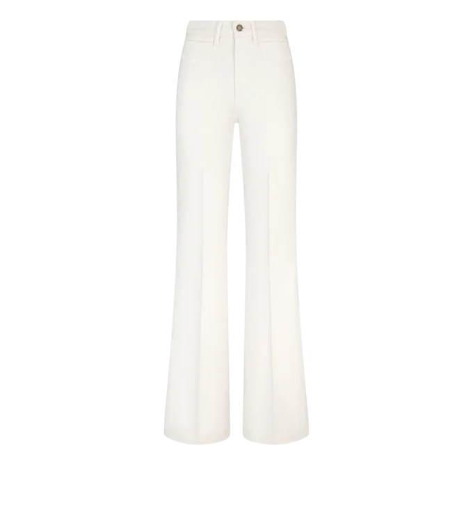 Denim broek met wijde pijpen Denim broek met wijde pijpen