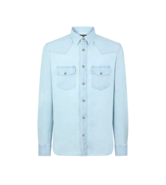 Denim chambray westernshirt