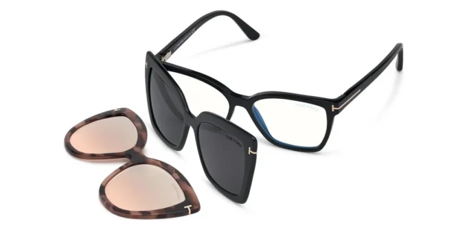 Dubbele clip-on Blue Block Opticals
