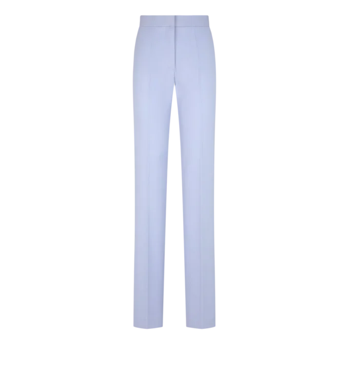 Dubbele lichtgewicht wollen rechte broek Dubbele lichtgewicht wollen rechte broek