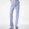 Dubbele lichtgewicht wollen rechte broek Dubbele lichtgewicht wollen rechte broek