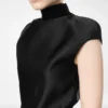 Dubbele zijden duchesse playsuit met uitsnijding