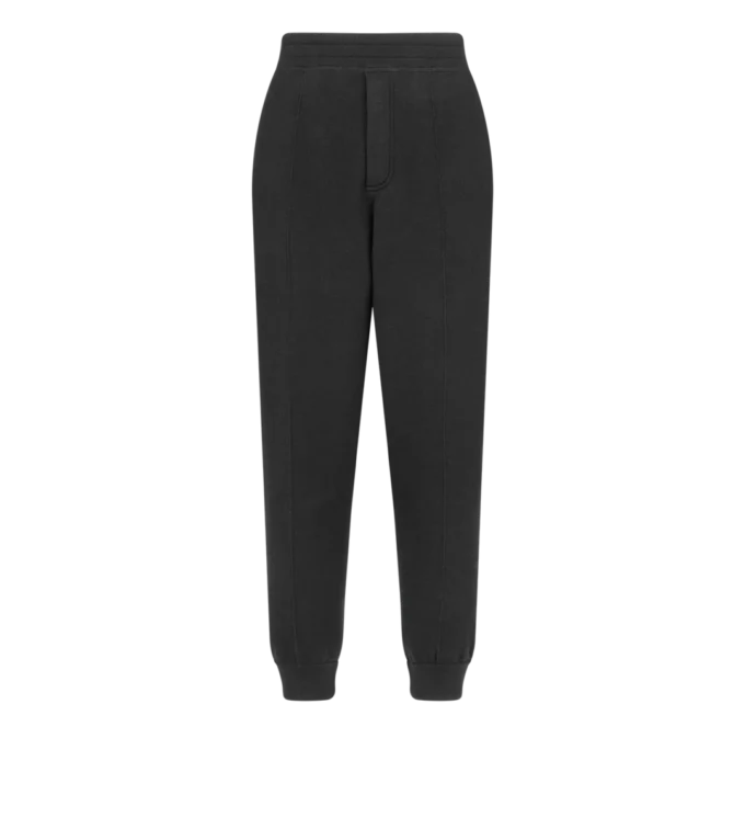 Dubbelzijdige wollen joggingbroek