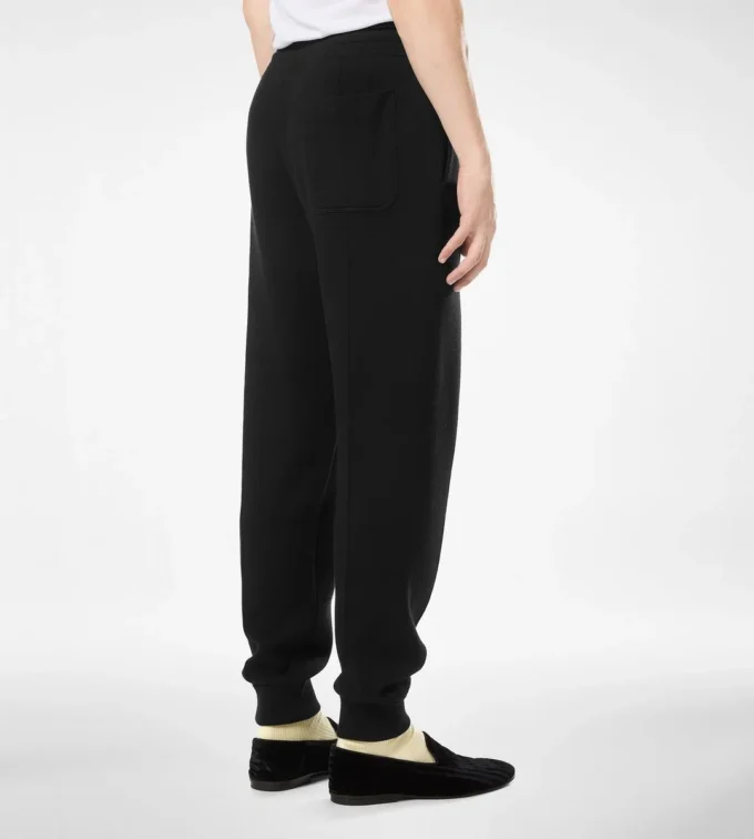 Dubbelzijdige wollen joggingbroek
