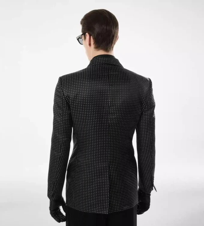Duchesse Polka Dot Jacquard jas Duchesse Polka Dot Jacquard jas