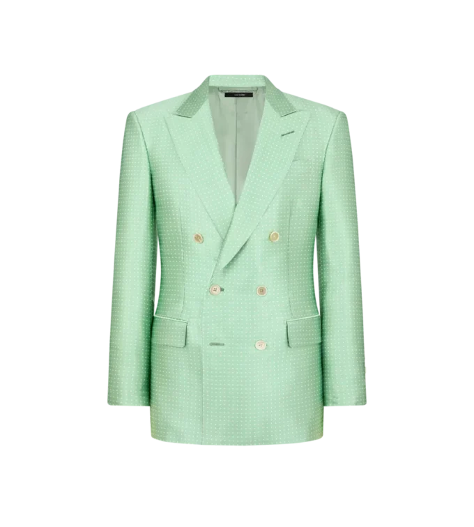 Duchesse Polka Dot Jaquard Jas