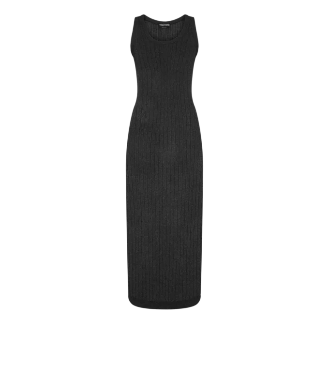 Enkellange vestjurk met metalen plaatje van Tom Ford Enkellange vestjurk met metalen plaatje van Tom Ford