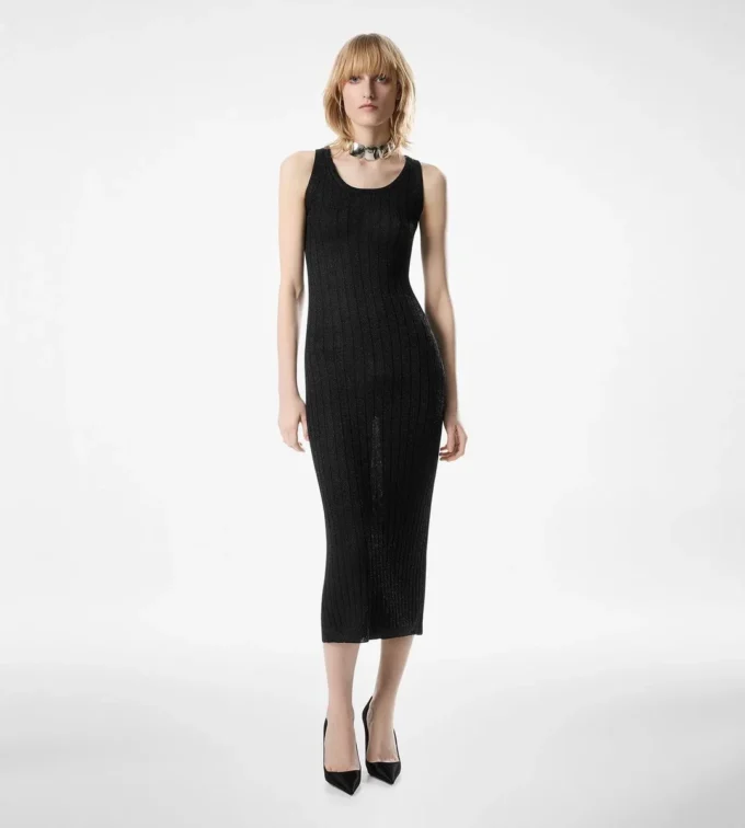 Enkellange vestjurk met metalen plaatje van Tom Ford Enkellange vestjurk met metalen plaatje van Tom Ford