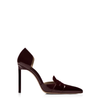 Eva D’Orsay-pumps van lakleer