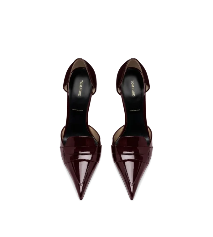 Eva D’Orsay-pumps van lakleer Eva D’Orsay-pumps van lakleer