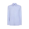 Fijn Prince of Wales slim fit overhemd
