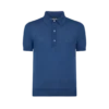 Fijngebreide kasjmier-zijde polo