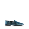 Fluwelen jacquard Steven-slipper