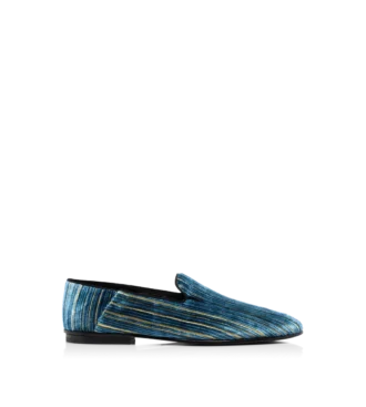Fluwelen jacquard Steven-slipper