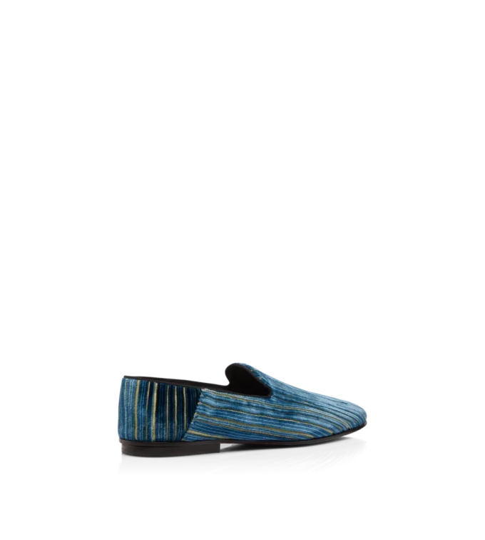 Fluwelen jacquard Steven-slipper