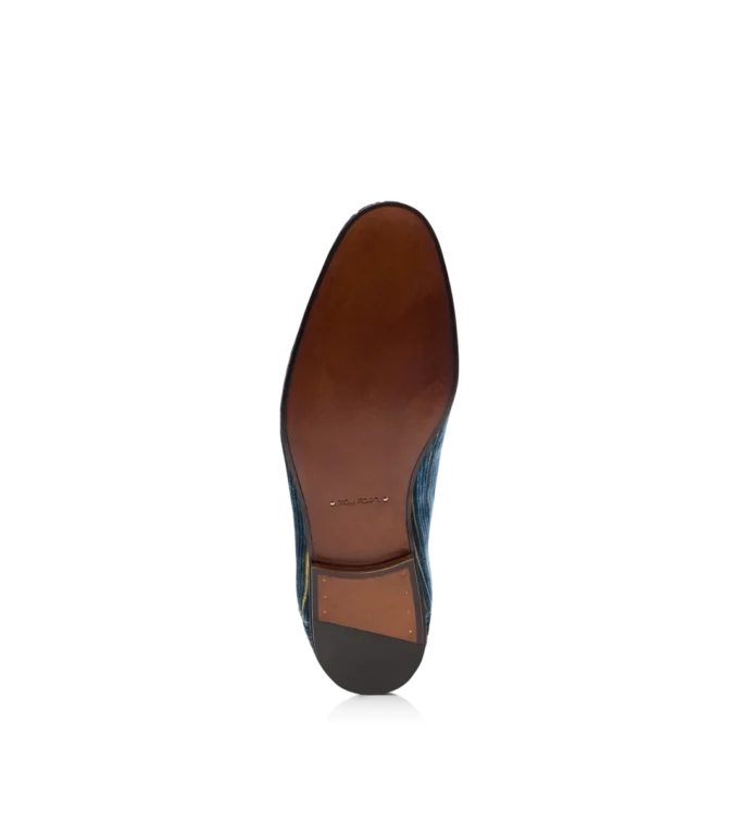 Fluwelen jacquard Steven-slipper