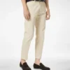 Geborstelde katoenen chino