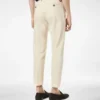 Geborstelde katoenen chino