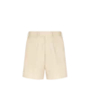 Geborstelde katoenen drill tailored shorts