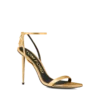 Gelamineerde nappa lederen Padlock Pointy Naked Sandal Gelamineerde nappa lederen Padlock Pointy Naked Sandal