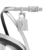 Gelamineerde nappa lederen Padlock Pointy Naked Sandal Gelamineerde nappa lederen Padlock Pointy Naked Sandal