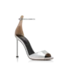 Gelamineerde sandalen met enkelbandje en print van Tejus Spire