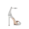 Gelamineerde sandalen met enkelbandje en print van Tejus Spire