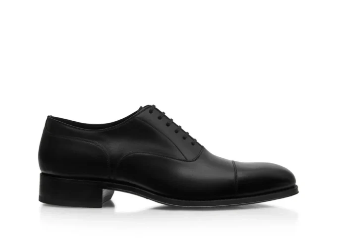 Gepolijst leer Claydon veterschoen
