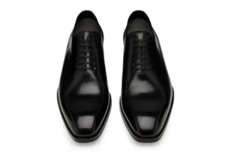 Gepolijst leer Elkan Lace Up