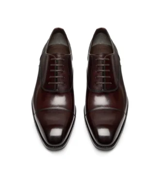 Gepolijst leer Elkan Lace Up