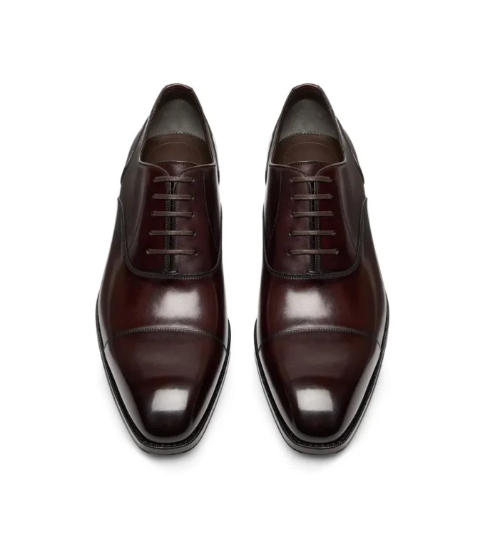 Gepolijst leer Elkan Lace Up