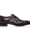Gepolijste leren Elkan monk strap
