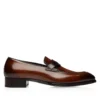 Gepolijste leren Elkan Twisted Band Loafer