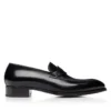 Gepolijste leren Elkan Twisted Band Loafer