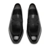 Gepolijste leren Elkan Twisted Band Loafer
