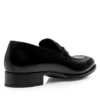 Gepolijste leren Elkan Twisted Band Loafer