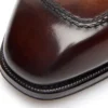 Gepolijste leren Elkan Twisted Band Loafer