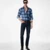 Geruit westernshirt