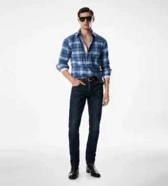 Geruit westernshirt