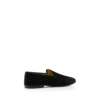 Gestreepte fluwelen Steven-slipper
