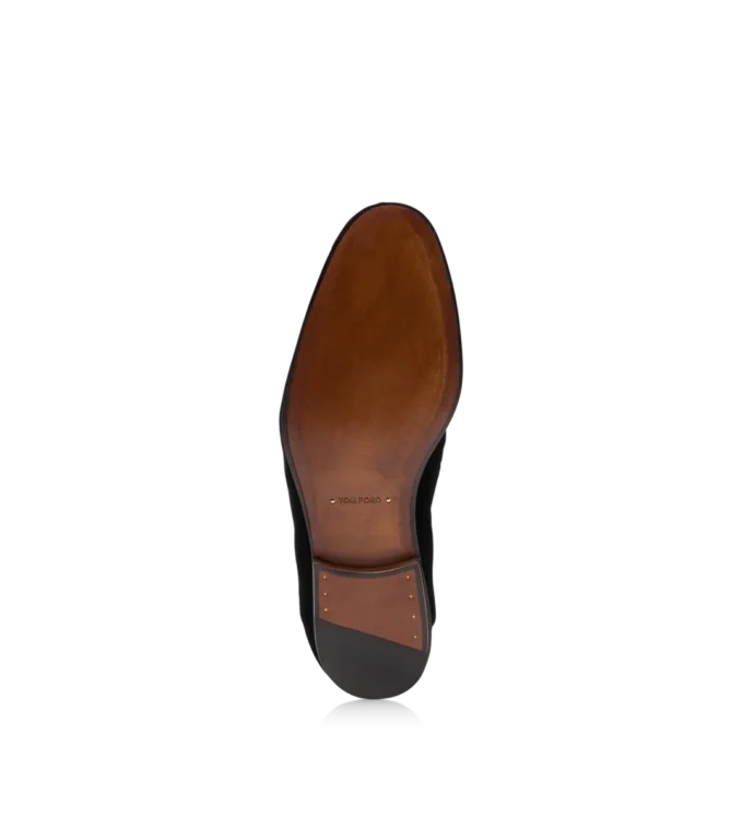 Gestreepte fluwelen Steven-slipper