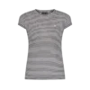 Gestreepte T-shirt met ton-sur-ton geborduurd TF-logo