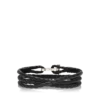 Gevlochten leren T-armband