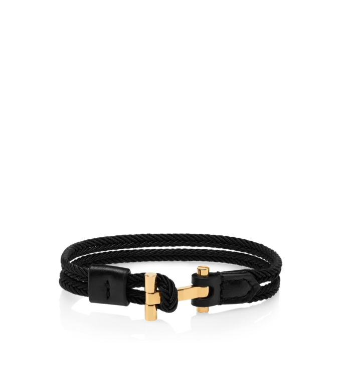 Gevlochten nylon armband