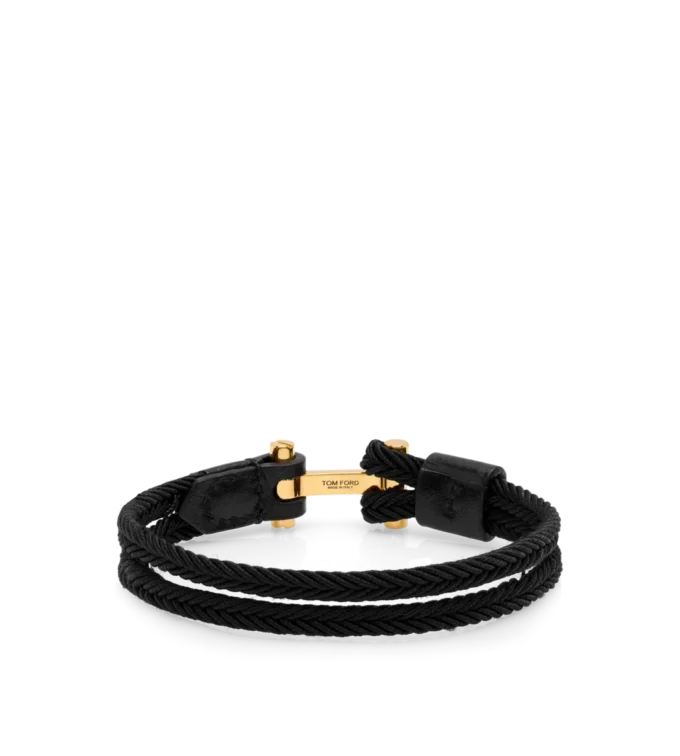 Gevlochten nylon armband